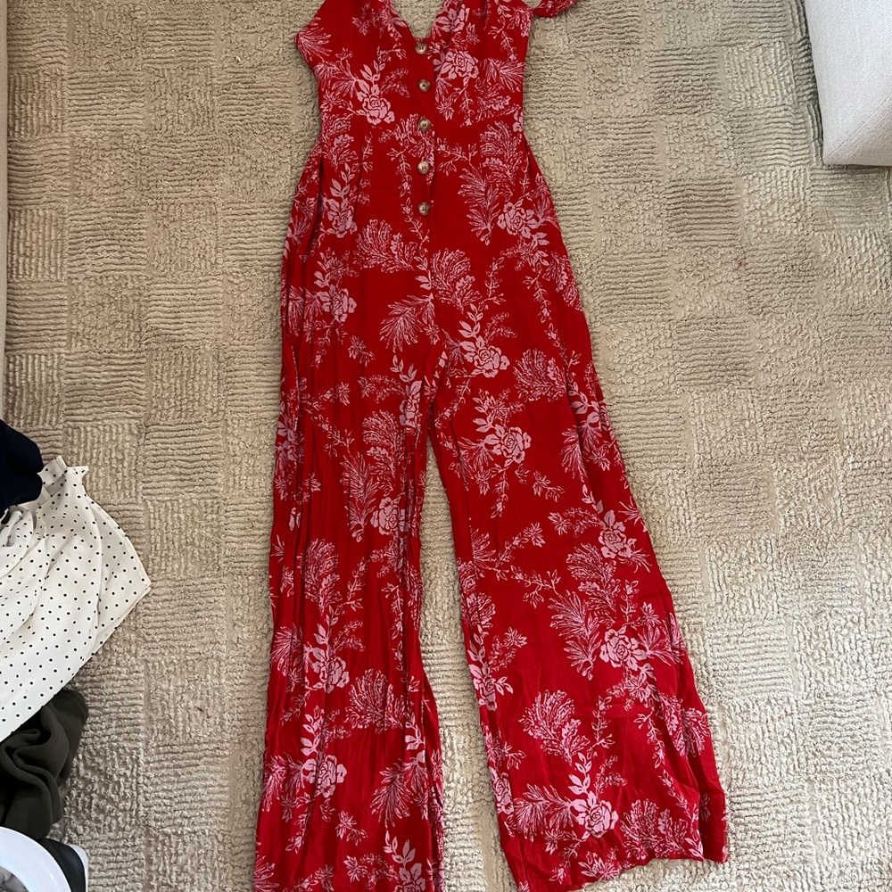 Free people floral jumpsuit - Picture 2 of 3